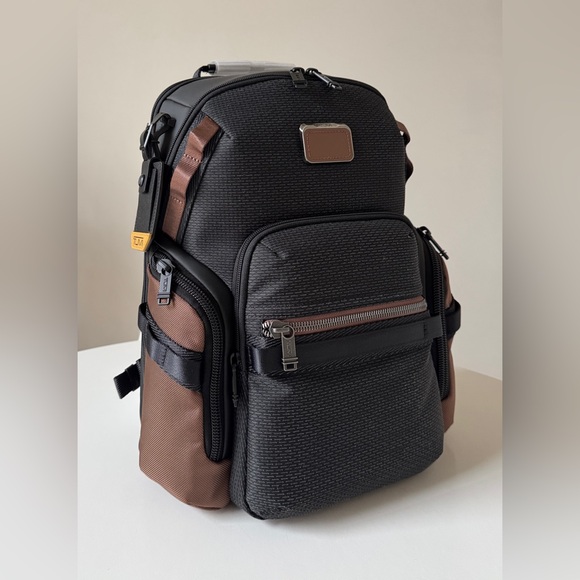 Tumi Alpha Bravo Navigation Backpack Black Onyx
